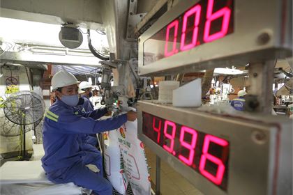 Dây chuyền đóng gói bao bì phân bón Cà Mau